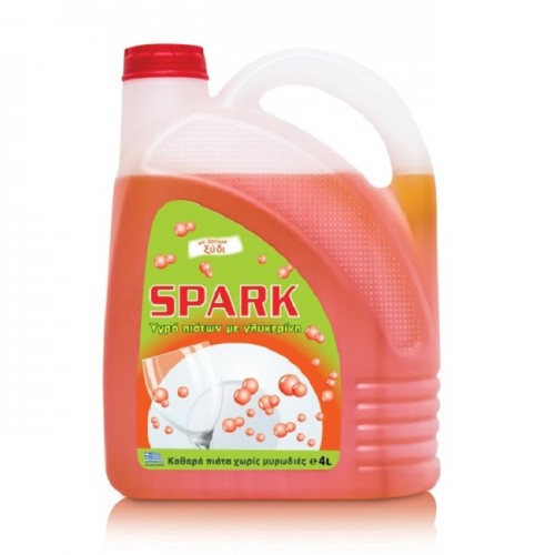 Spark Υγρό Πιάτων Ξύδι 4lt